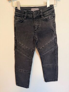 DL1961 Kids Black Moto Jeans
